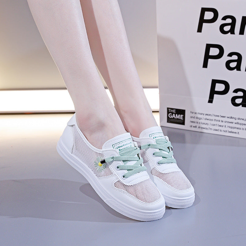 Damen Sneaker Luftiges Mesh Elastisch Sportlich