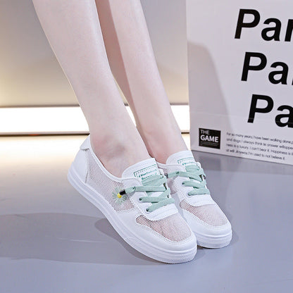 Damen Sneaker Luftiges Mesh Elastisch Sportlich