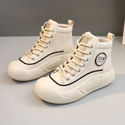 Damen High- Sneaker Strapazierfähige Sohle