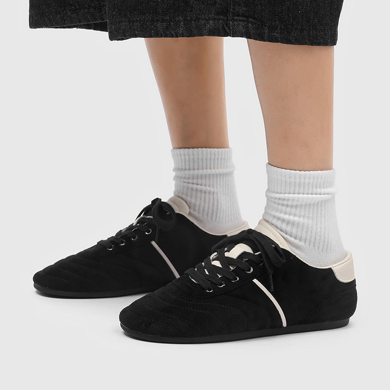 Damen Sneaker Veloursleder Bequem