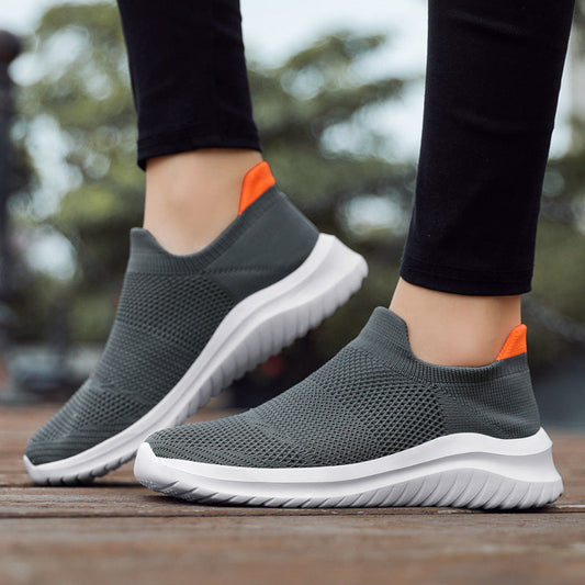 Damen Laufschuhe Atmungsaktives Material Elastisch Schwarz - Norvielle