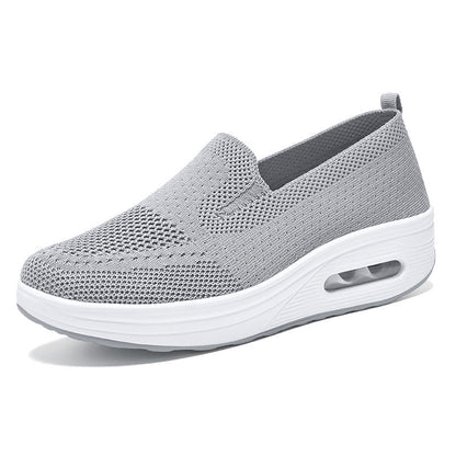 Damen Sneaker Bequem Weich Slip On