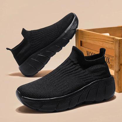 Damen Sneaker Elastisch Bequem Mit Dämpfung