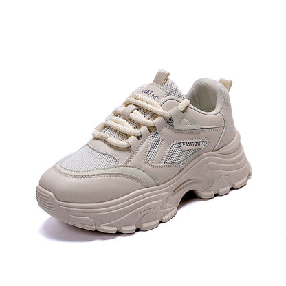 Damen Sneaker Chunky Atmungsaktives Mesh Dämpfende Sohle