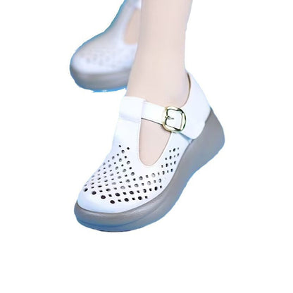 Damen Clogs Atmungsaktiv Bequem Riemchen