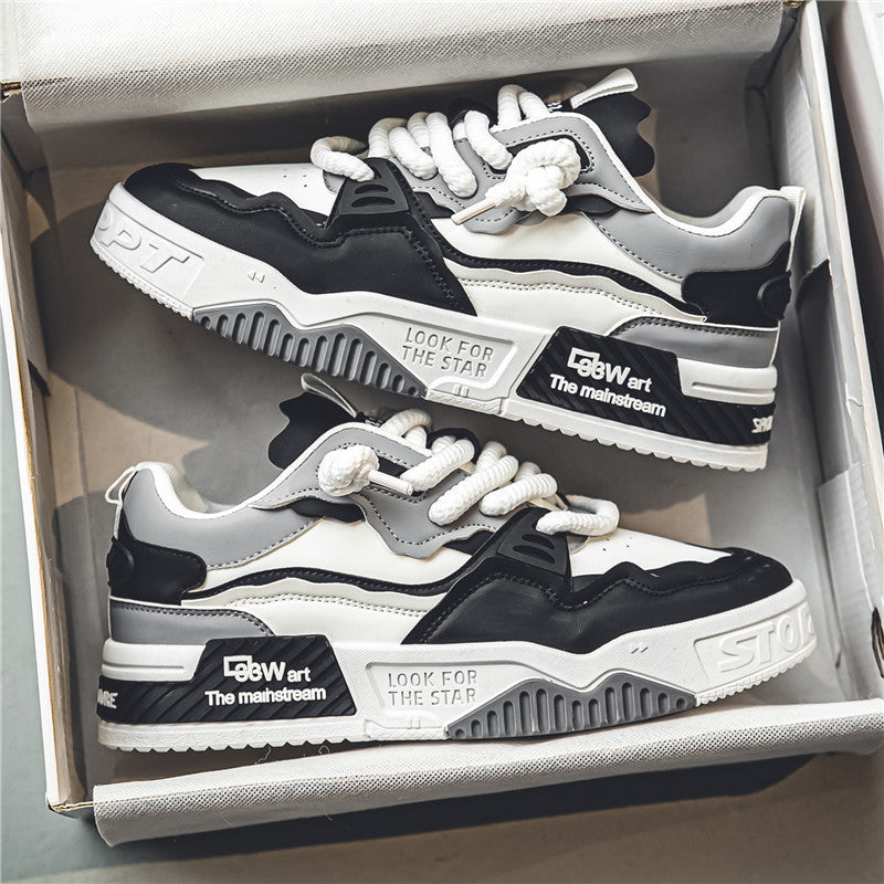 Damen Sneaker Sportlich Weite Sohle