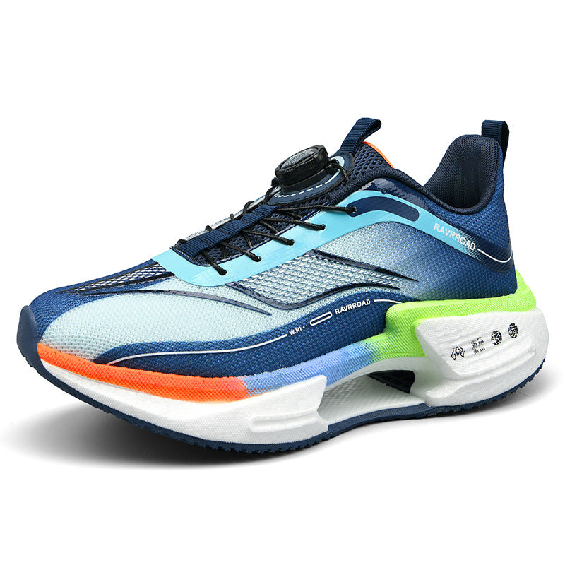 Damen Laufschuhe Weich Sohle Schnellverschluss Sport
