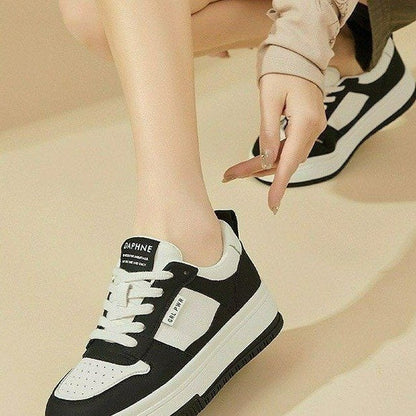 Damen High- Sneaker Atmungsaktives Leder