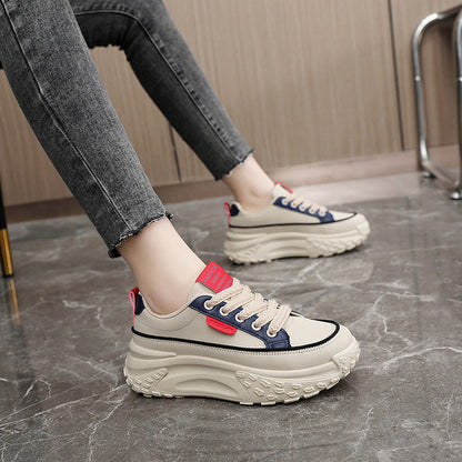 Damen Hochplateau Sneaker Sportschuhe Mode