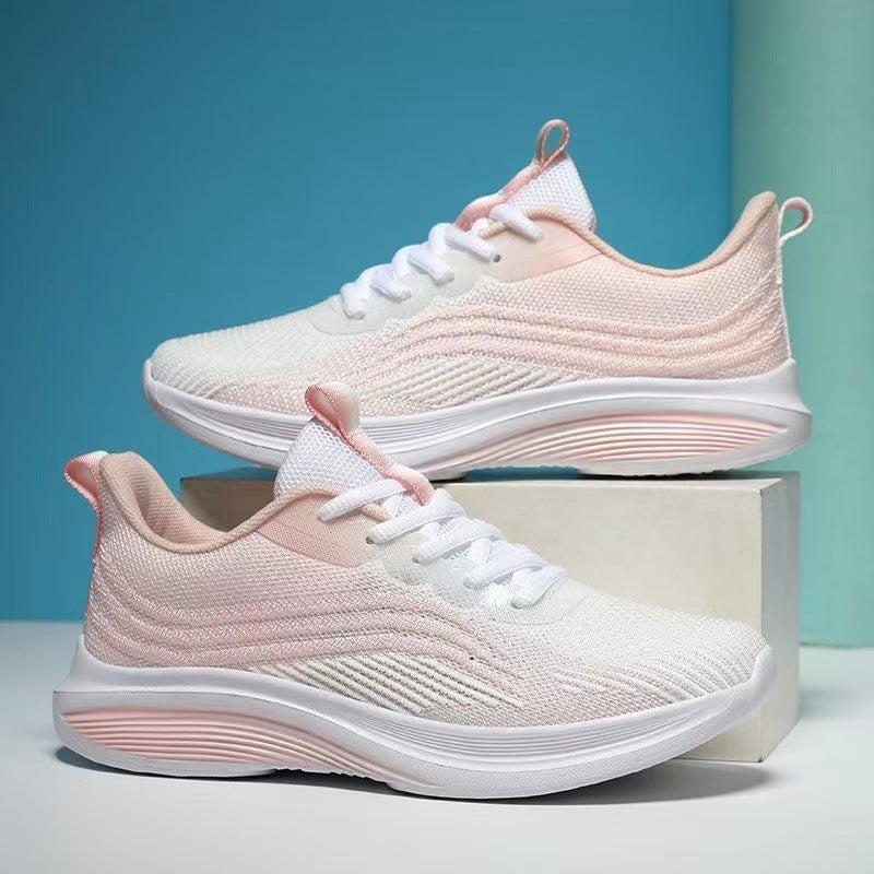 Damen Sneaker Leicht Atmungsaktives Mesh Fitnessschuhe