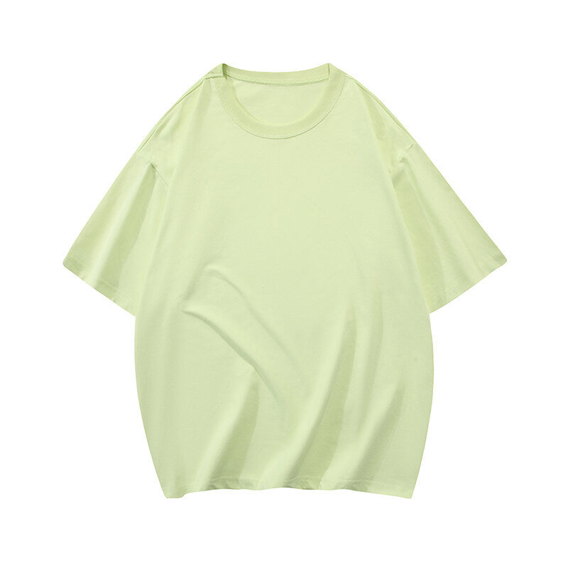 Damen Oversized T-Shirt Lässig Baumwolle