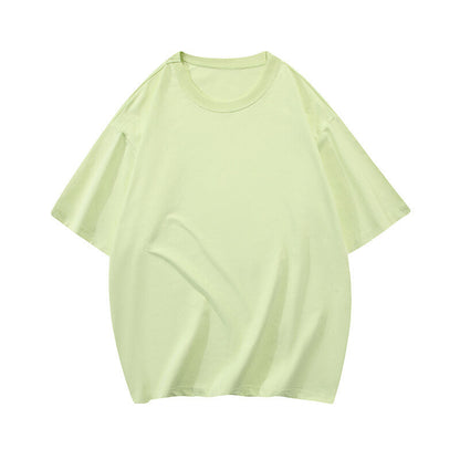 Damen Oversized T-Shirt Lässig Baumwolle