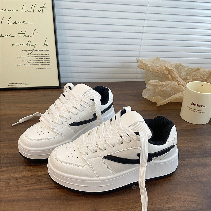 Damen Plateau Sneaker Hoch Modisch