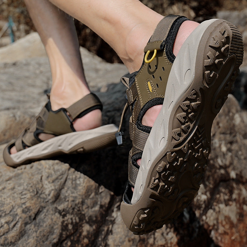 Damen Sport-Sandalen Rutschfest Mit Fersenhalt