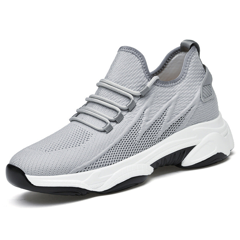 Damen Sneaker Elastisch Schnüren Bequem Sportlich Weiss - Norvielle