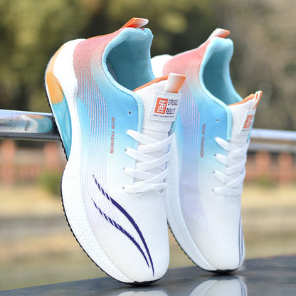 Damen Laufschuhe Sportlich Reflektierend Neon