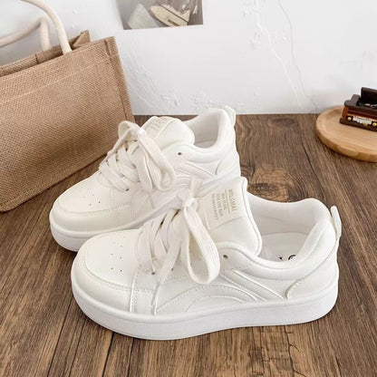 Damen Sneaker Bequem Modisch Profilsohle Schwarz - Norvielle