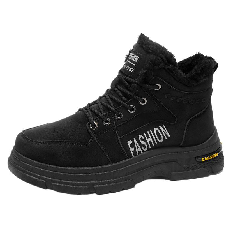 Damen Winterboots Schnürboots Warmes Innenfutter Rutschfest