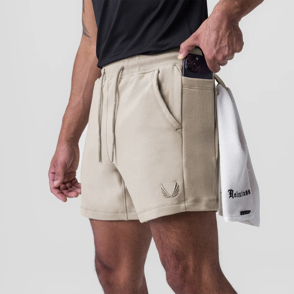 Herren Sport Shorts Baumwolle Leicht Bequem - Norvielle