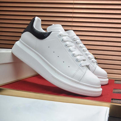 Damen Sneaker Leder Weich Gepolstert
