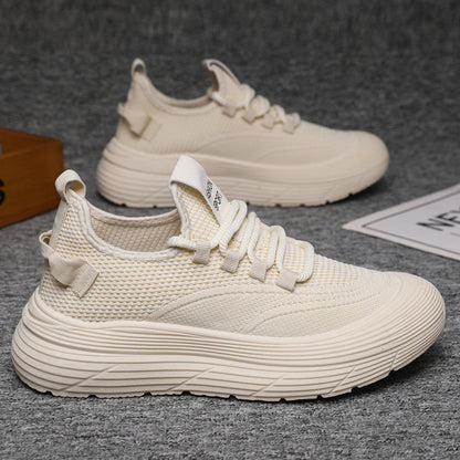 Damen Sneaker Atmungsaktiv Flexible Rutschfeste Sohle