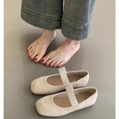 Damen Ballerinas Weich Komfort Schuhe Bequem