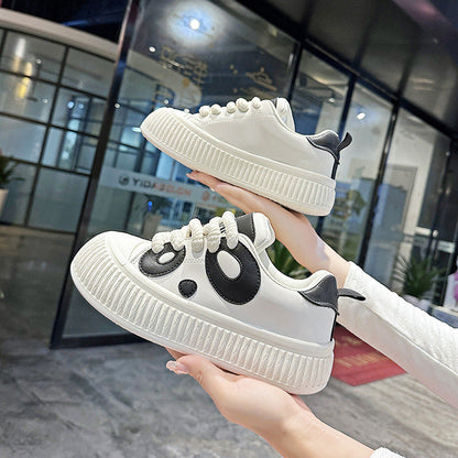 Damen Sneaker Rutschfest Modisch Panda Design