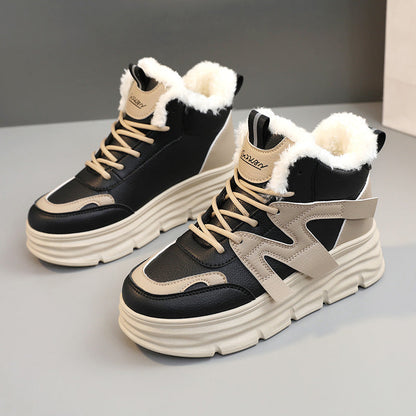 Damen High- Sneaker Sportlich Robust
