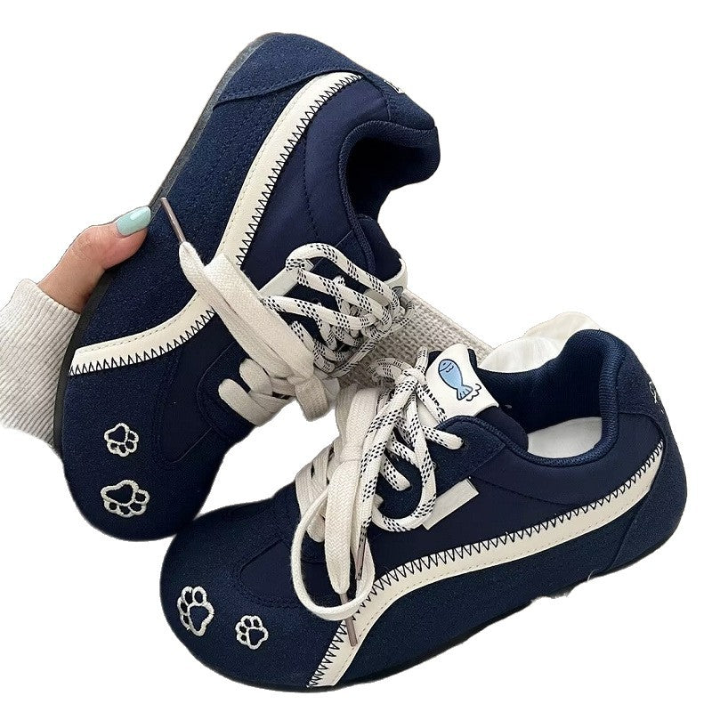Damen Sneaker Tiermuster Atmungsaktiv