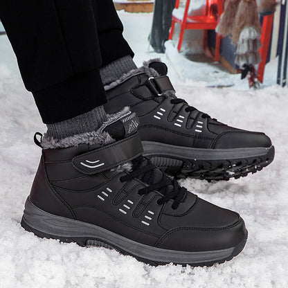 Damen Wanderstiefel Winterfest Isoliert Klettverschluss