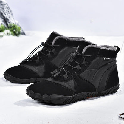 Damen Winterstiefel Wasserdicht Isolierend Schwarz - Norvielle