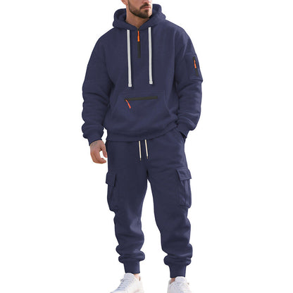 Herren Sportanzug Hoodie Jogginghose Sportlich