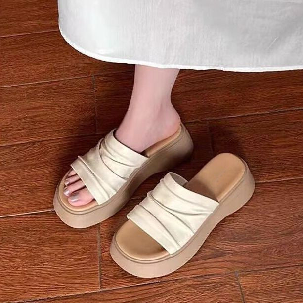 Damen Sandalen Riemendesign Bequem Sommer Schwarz - Norvielle