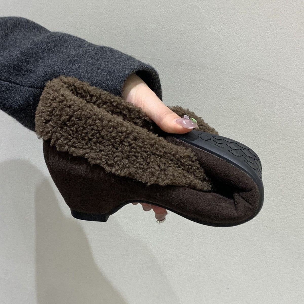 Damen Winterstiefel Kunstfell Elegante