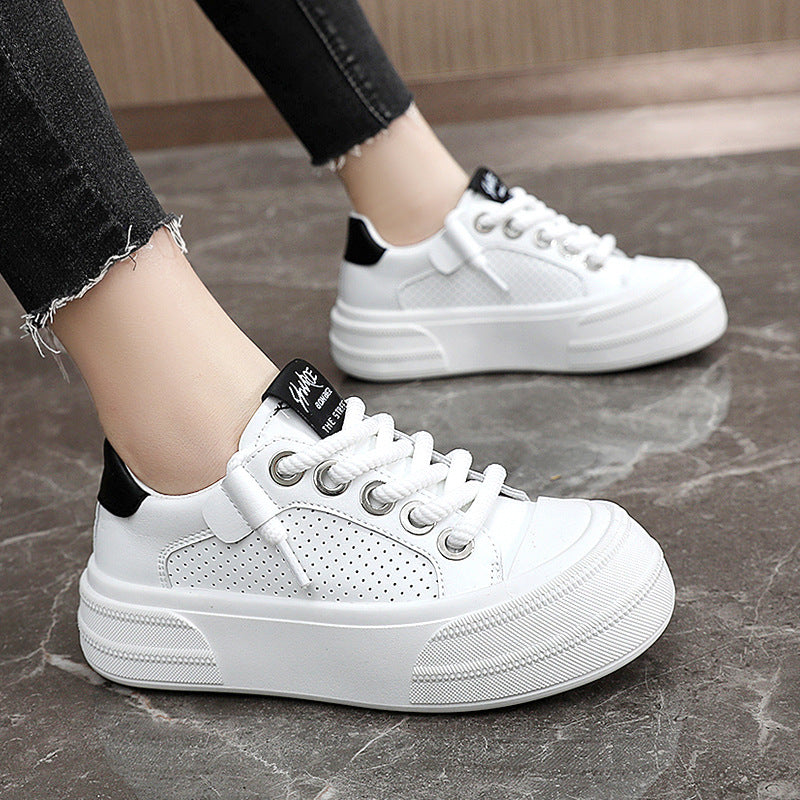Damen Sneaker Perforiert Modern Freizeitschuhe