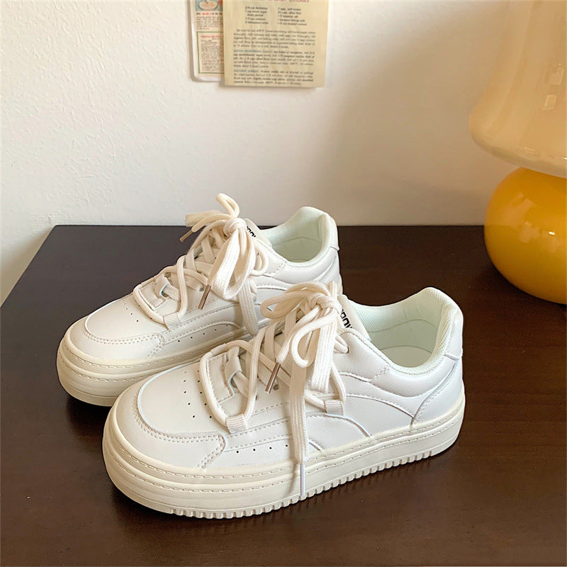 Damen Plattformschuhe Bequem Weiche Sohle