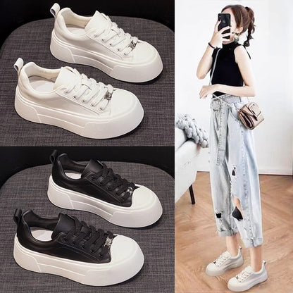 Damen Plateausneaker Bequem Sportlich Sneaker
