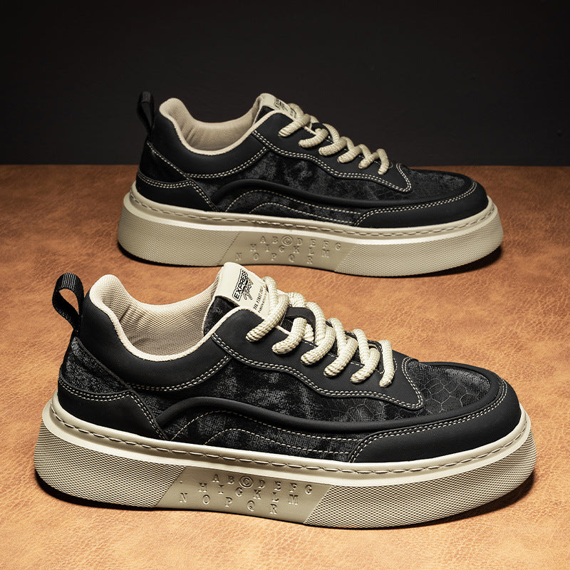 Damen Sneaker Leder Sportlich