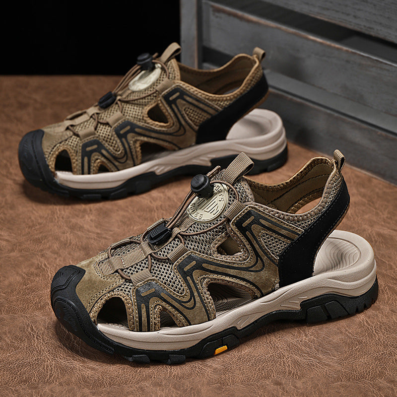 Damen Sport Sandalen Atmungsaktives Mesh Schnellschnürsystem