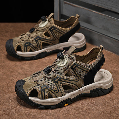 Damen Sport Sandalen Atmungsaktives Mesh Schnellschnürsystem