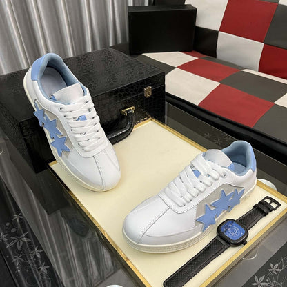 Damen Sneaker mit Sternen Applikation