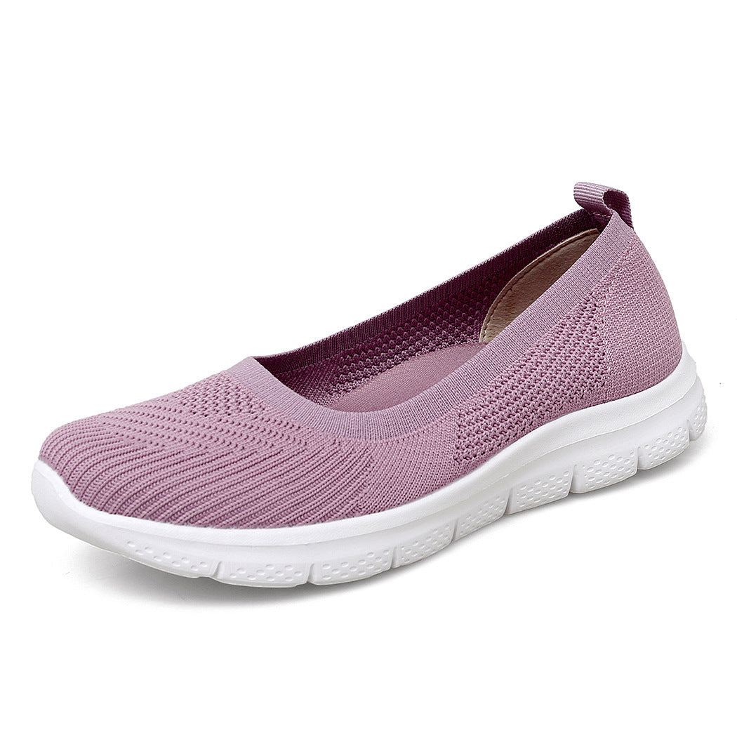 Damen Strickslipper Warm Bequem für Alltag