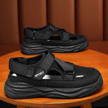 Damen Sport Sandalen Atmungsaktives Leder Robust