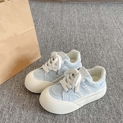 Damen Sneaker Sportlich Atmungsaktives Mesh Hoch