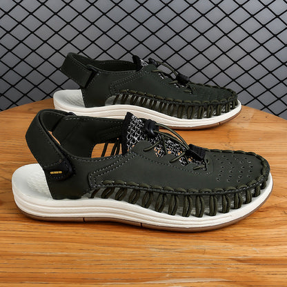 Damen Sportsandalen Elastisch Schnellschnürsystem Bequem