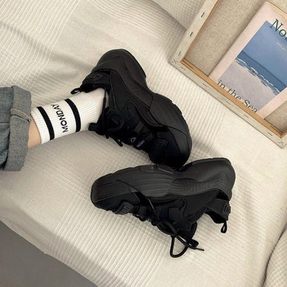 Damen Sneaker Bequem Chunky Sportlich
