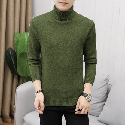 Herren Rollkragenpullover Merinowolle Elegantes Design