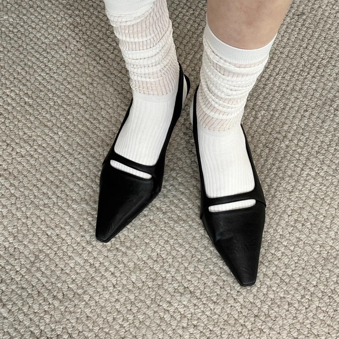 Damen Slipper Spitze Komfortabel Elegant - Norvielle