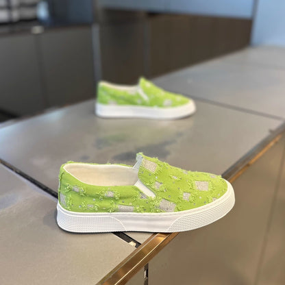 Damen Sneaker Glitzernde Oberfläche Komfortabel