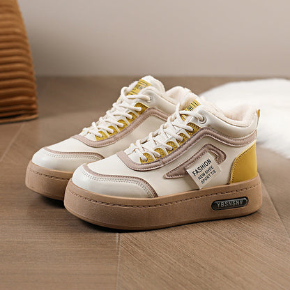 Damen High- Sneaker Warmgefüttert Robust